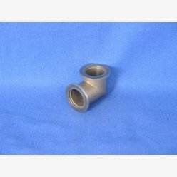 ISO DN 25 KF 90-degree elbow, stainless